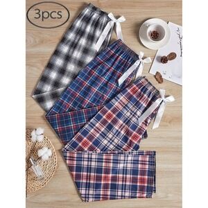 Women's Three-piece Set pants Sleepwear and Loungewear